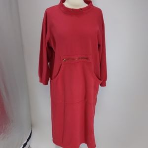 Today Tonight long red nightshirt-sz S